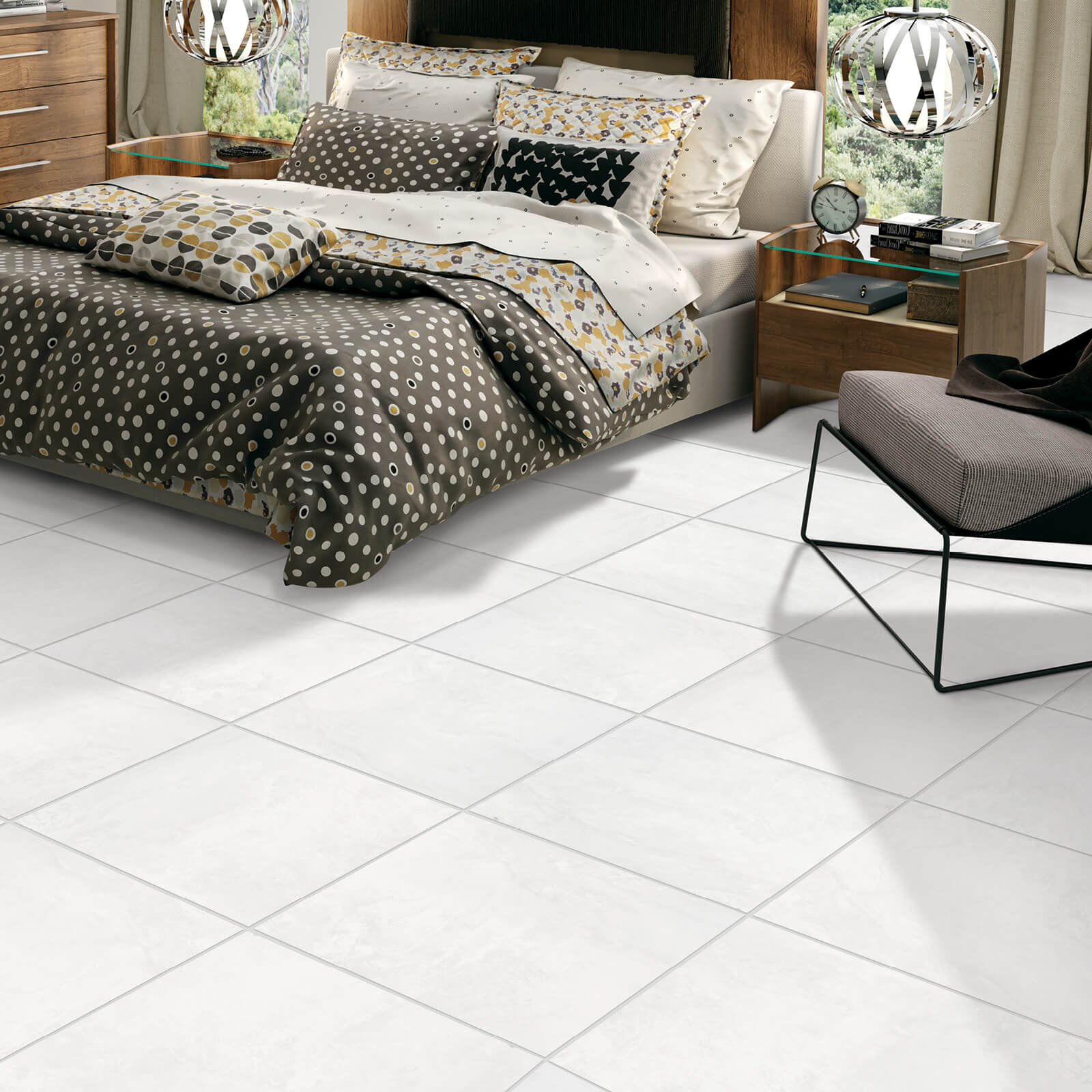 Bedroom tile flooring | Carpet Masters